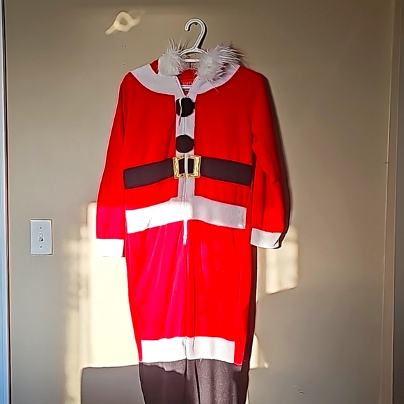 Santa onesie size 10-12 - Picture 1 of 4
